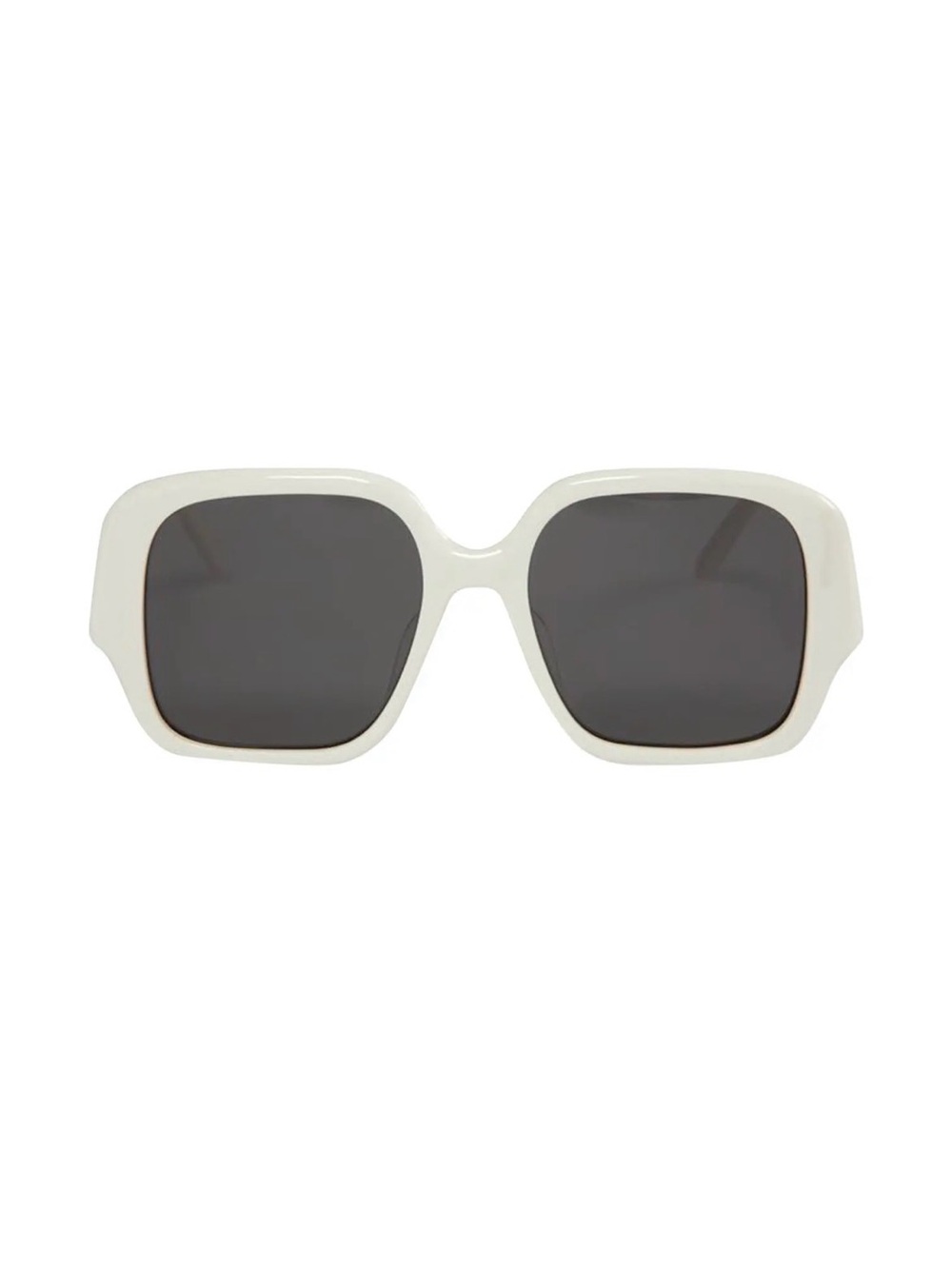 NWT Loewe Cream Square Acetate Sunglasses with Dark Lenses